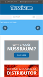 Mobile Screenshot of nussbaum-usa.com